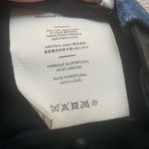 Ami Paris logo denim cap - Picture 5 of 10